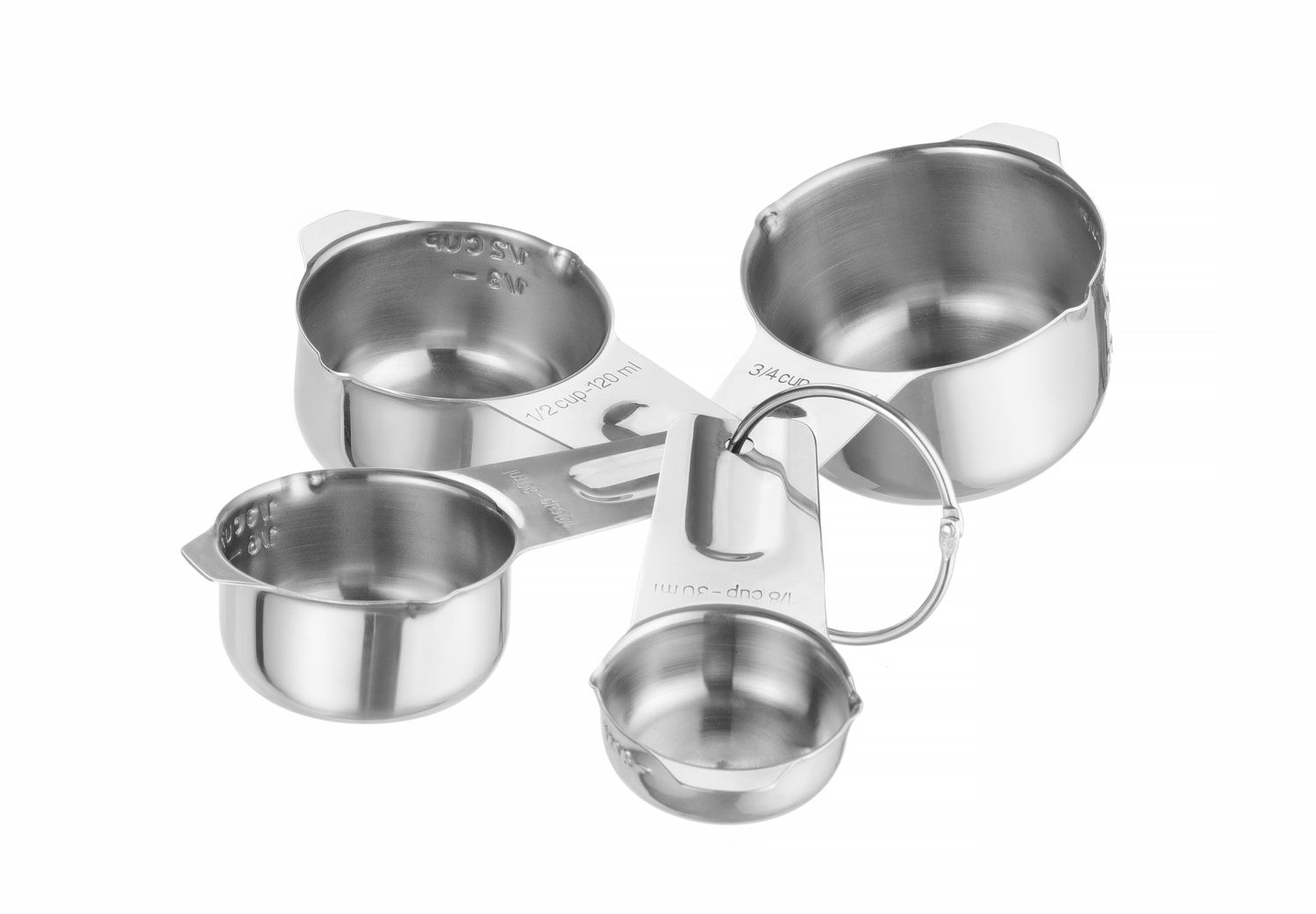 Odmerky – sada 4 ks., HENDI, 135x80x(H)45mm