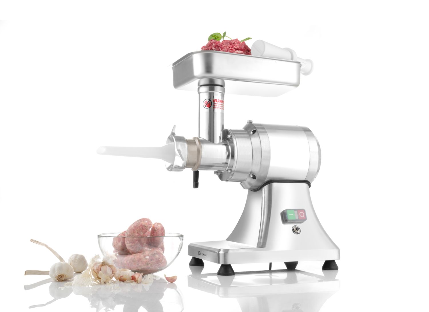 Mlynček na mäso 12, HENDI, Kitchen Line, 230V/550W, 240x393x(H)560mm