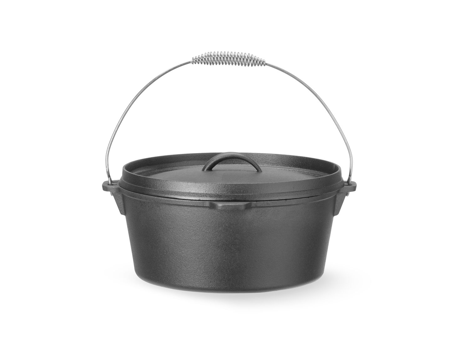 Liatinový hrniec, HENDI, 7,2L, Čierna, ⌀310x(H)155mm