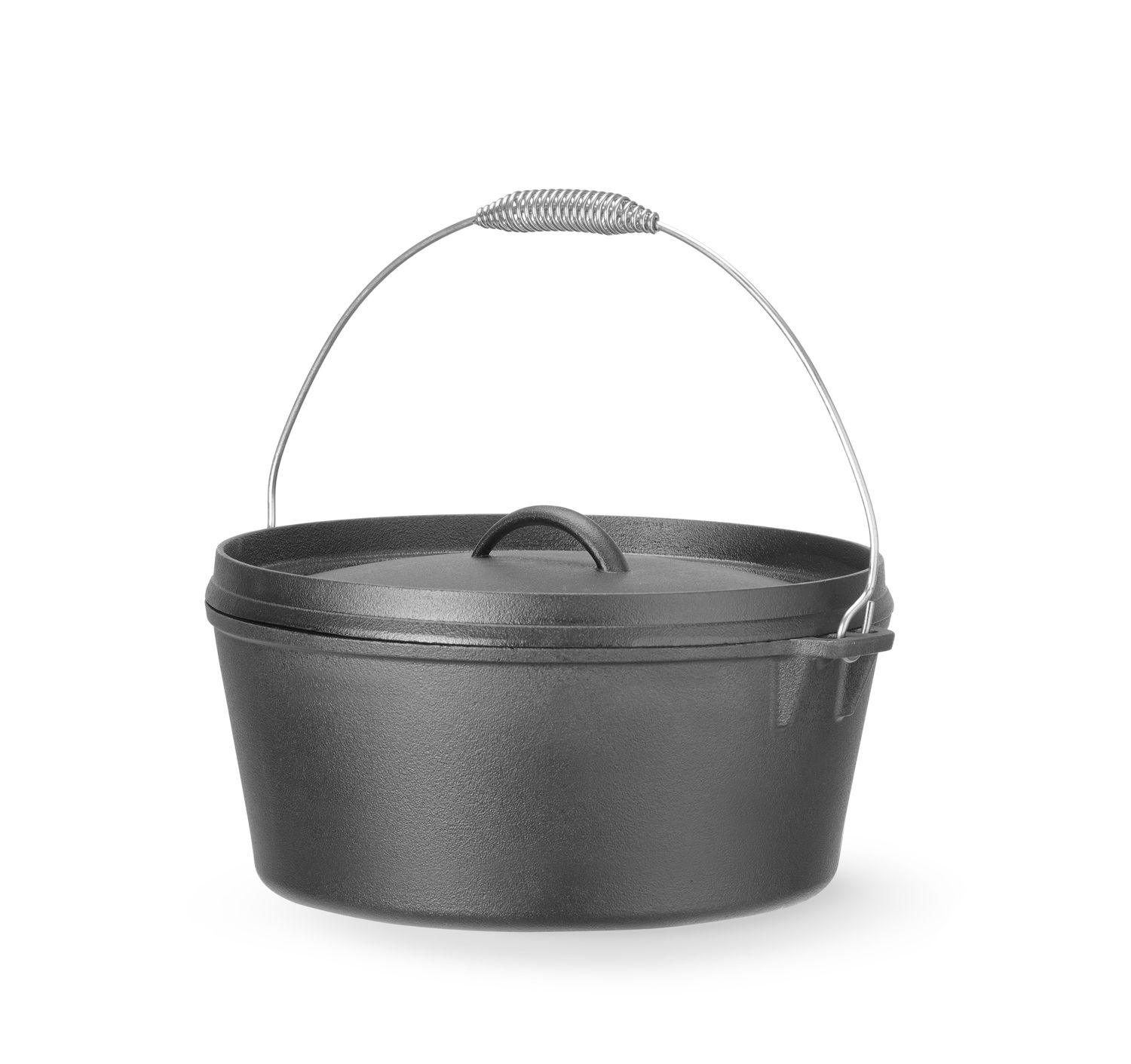 Liatinový hrniec, HENDI, 7,2L, Čierna, ⌀310x(H)155mm