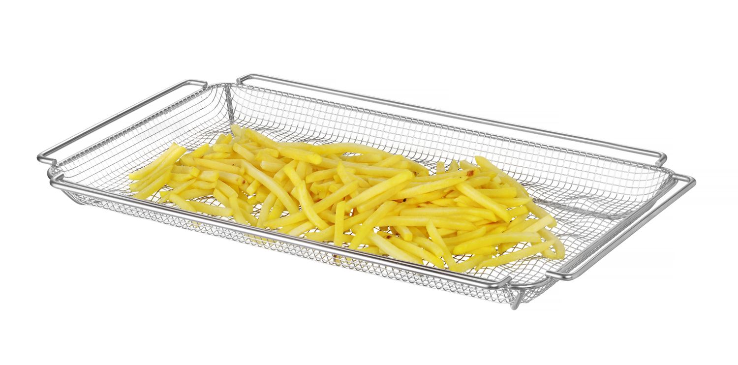 Košík na hranolky do rúryy, vlnkované CONVECTOMAT FRY, HENDI, GN 1/1, 530x325x(H)40mm