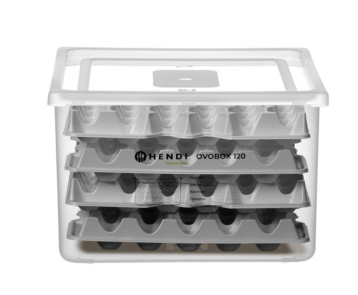 Nádoba na vajcia HENDI OVOBOX 120, HENDI, GN 2/3, 18L, 355x325x(H)200mm