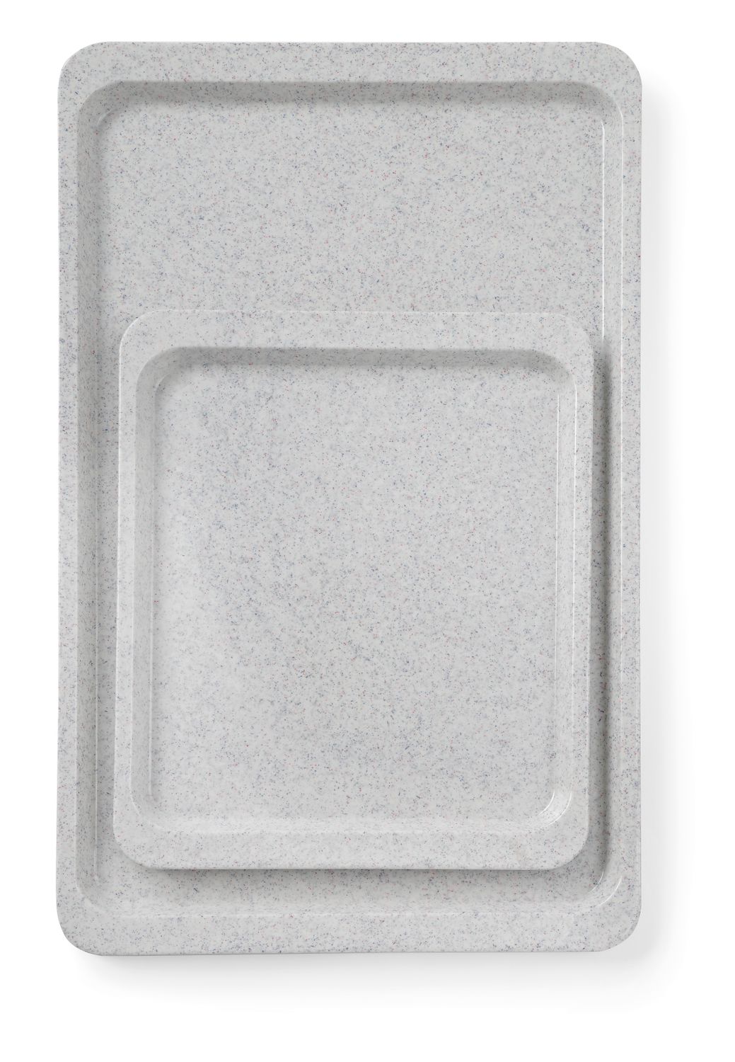 Polyesterová tácka pre samoobslužné reštaurácie, AmerBox, GN 1/2, žula, 325x265mm