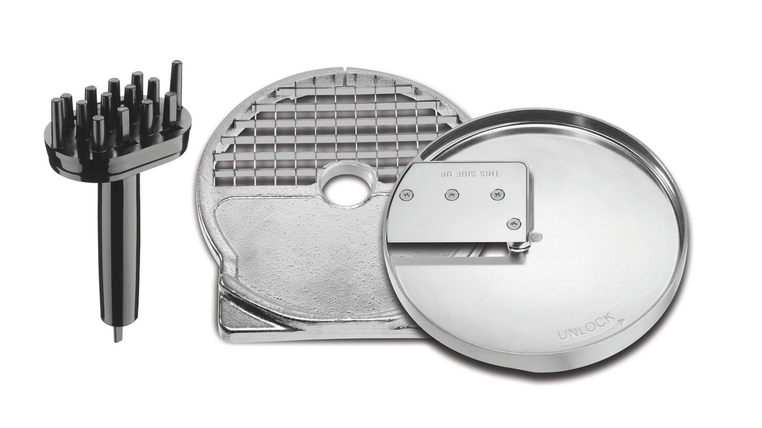 Disk na krájanie na kocky 12 mm, pre kuchynské roboty WFP16SE a WFP16SCDE, Waring, Ø190.5 mm | WFP16S27