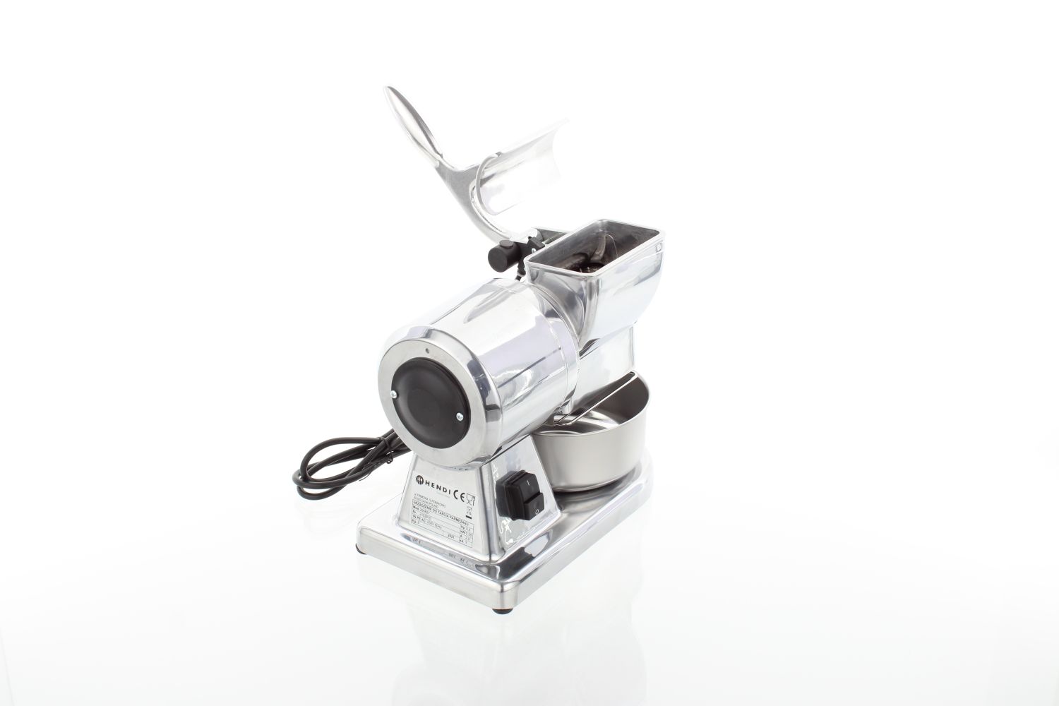 Elektrický strúhač na tvrdý syr, HENDI, 30 kg/h, 230V/380W, 292x226x(H)302mm
