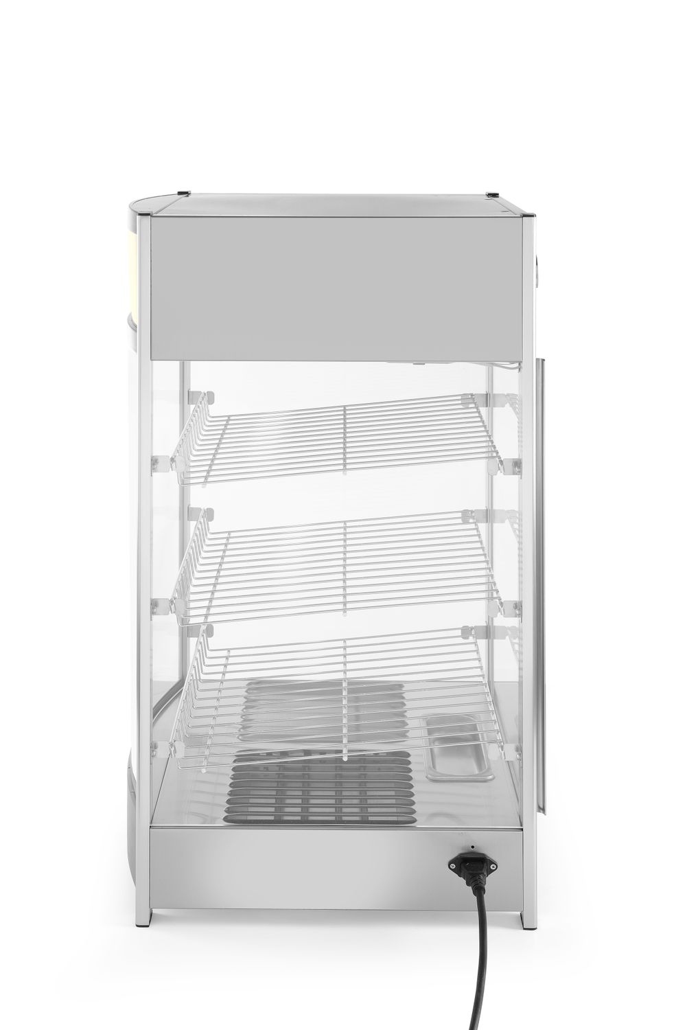 Ohrevná vitrína, nastaviteľná, HENDI, 97 litrov, 230V/800W, 460x467x(H)785mm