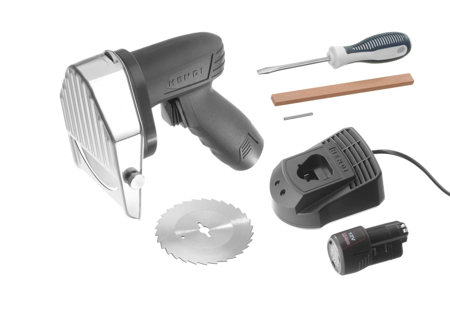 Elektrický nôž na kebab Kitchen Line – bezkáblový, HENDI, Kitchen Line, 230V/80W, 155x127x(H)202mm