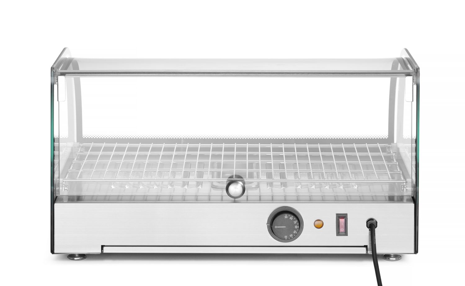 Vyhrievaný pultový displej, HENDI, jedno úrovňová, Čierna, 220-240V/800W, 554x376x(H)311mm