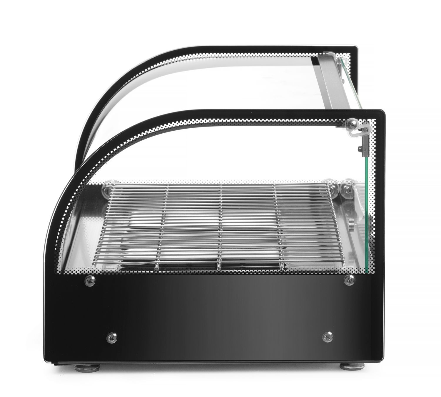 Vyhrievaný pultový displej, HENDI, jedno úrovňová, Čierna, 220-240V/800W, 554x376x(H)311mm