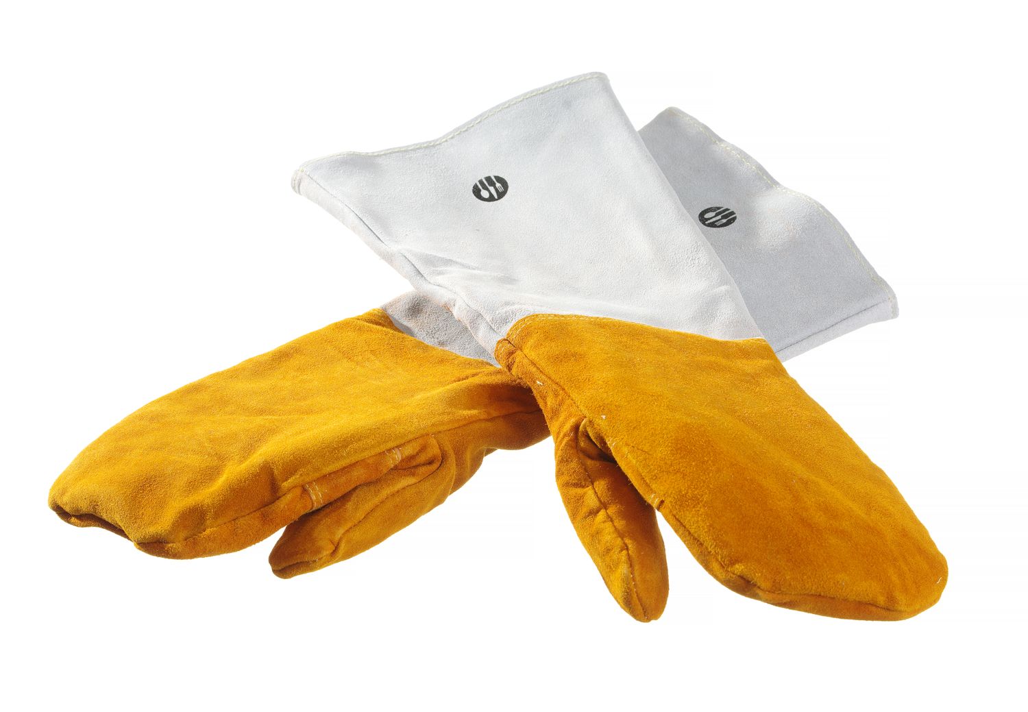 Kožené rukavice na grilovanie odolné voči teplu – 2 ks, HENDI, 2 ks, (L)460mm