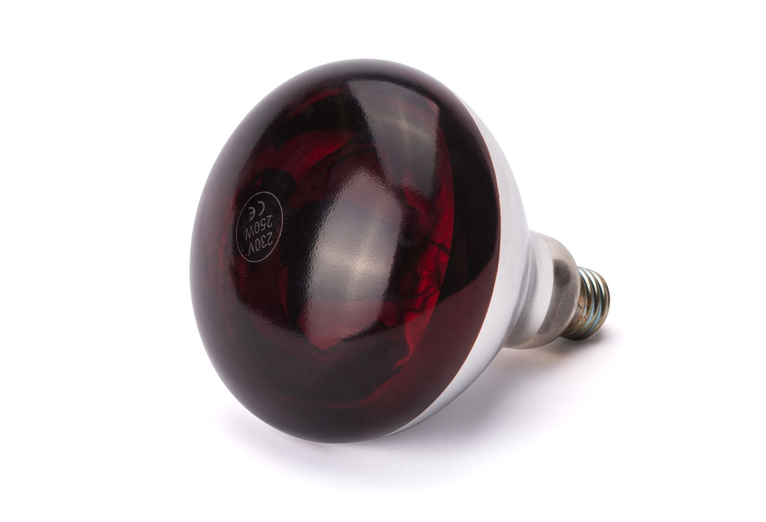 Infračervená ohrevná žiarovka, HENDI, Červená, 230V/250W, ⌀125x(H)170mm