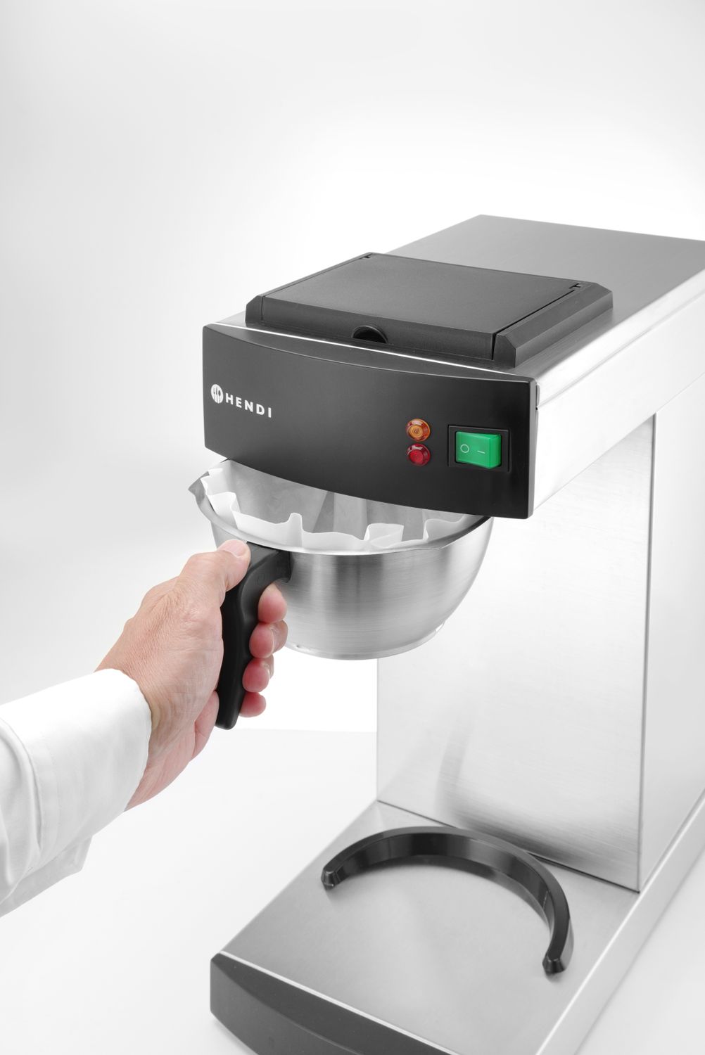 Kávovar na filtrovanú kávu, HENDI, 2L, 220-240V/1400W, 215x410x(H)520mm