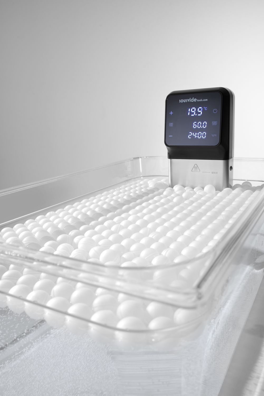 Varné guľôčky Sous Vide – 500 ks, HENDI, Biela, ⌀20mm