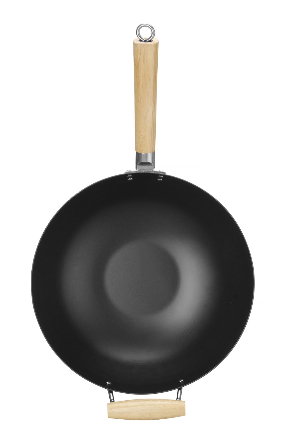 Panvica Wok s drevenou rukoväťou, HENDI, ⌀324x565mm