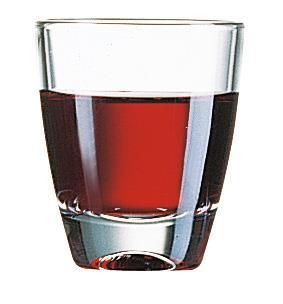 Pohárik GIN, Arcoroc, 0,05 l, Priehľadná, sada 24 ks, Ø48 × 57 mm | 65