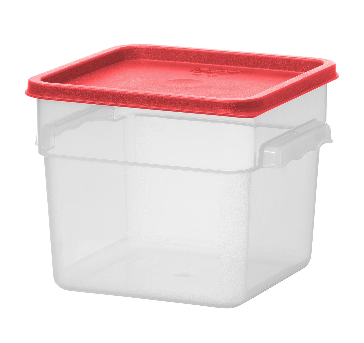 Nádoba na potraviny so stupnicou, HENDI, 5,7L, 235x235x(H)180mm