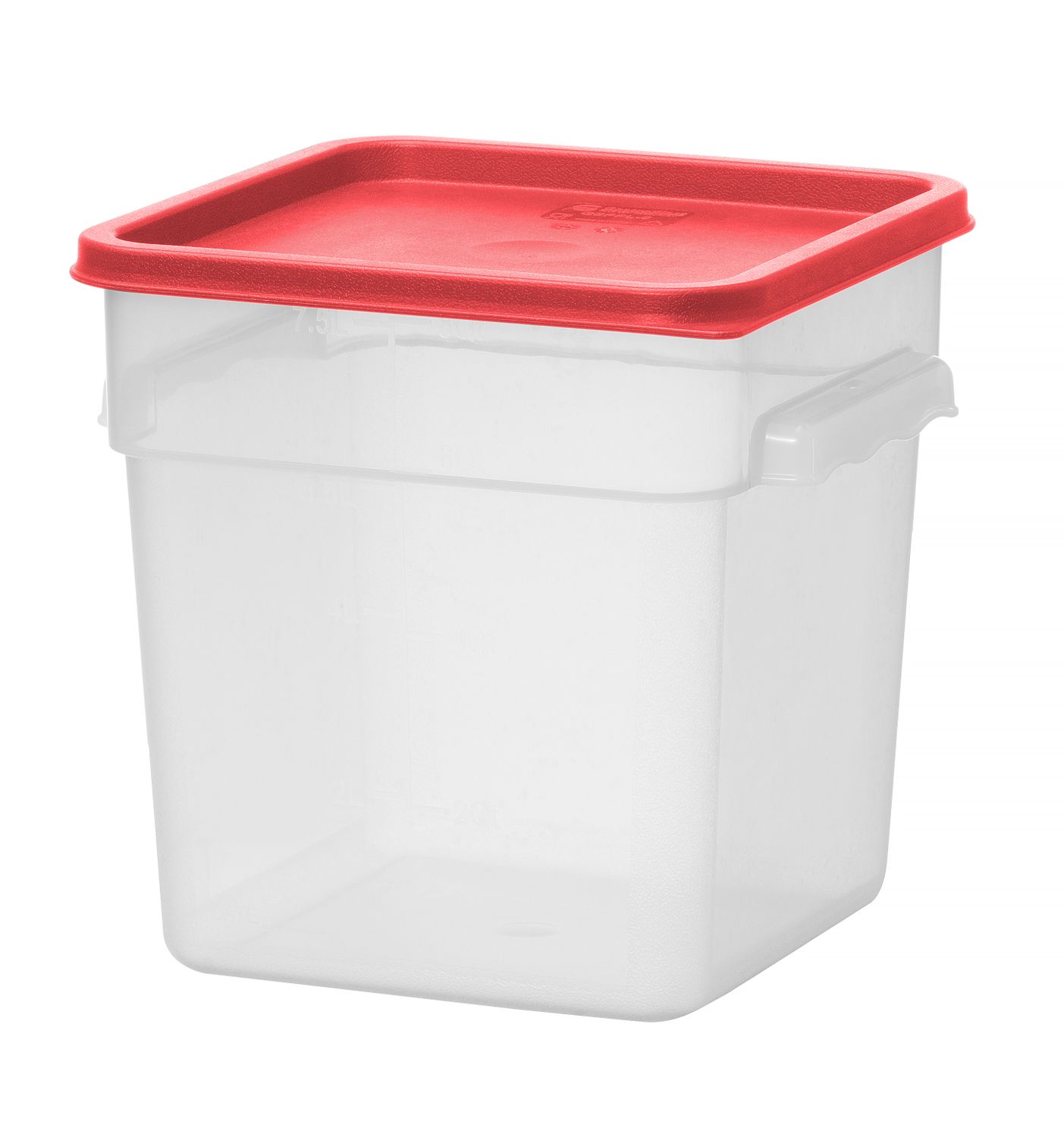 Nádoba na potraviny so stupnicou, HENDI, 7,6L, 235x235x(H)230mm