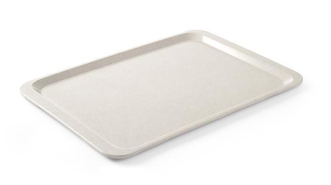 Polyesterová tácka pre samoobslužné reštaurácie, AmerBox, GN 1/1, žula, 530x325mm