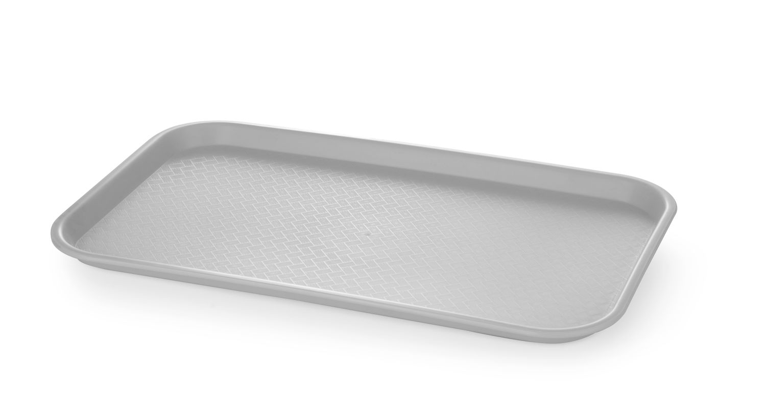 Polypropylénová tácka na fast food GN 1/1, AmerBox, GN 1/1, Svetlošedá, 530x325x(H)20mm