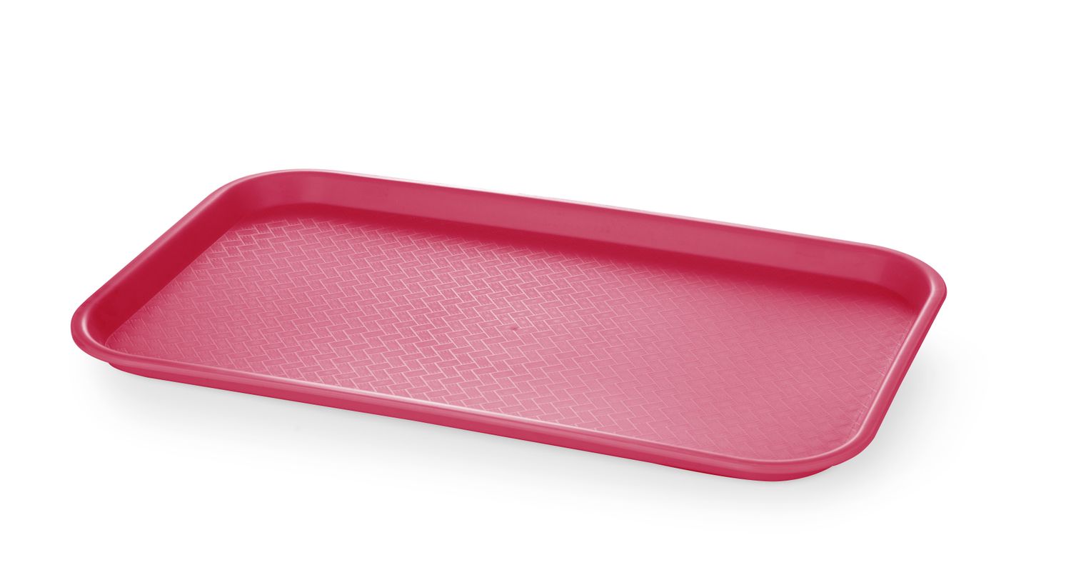Polypropylénová tácka na fast food GN 1/1, AmerBox, GN 1/1, Červená, 530x325x(H)20mm