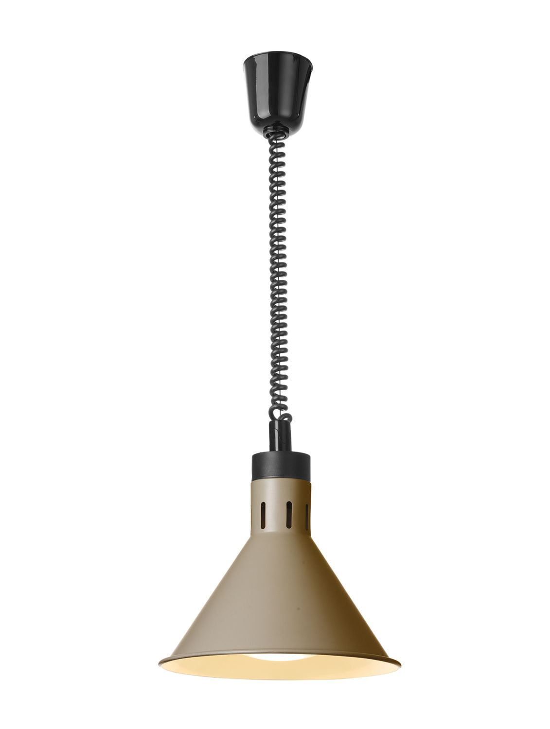 Kuželová infra lampa, HENDI, Béžová, 230V/250W, ⌀275x(H)250mm