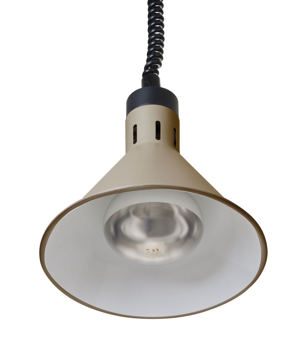 Kuželová infra lampa, HENDI, Béžová, 230V/250W, ⌀275x(H)250mm