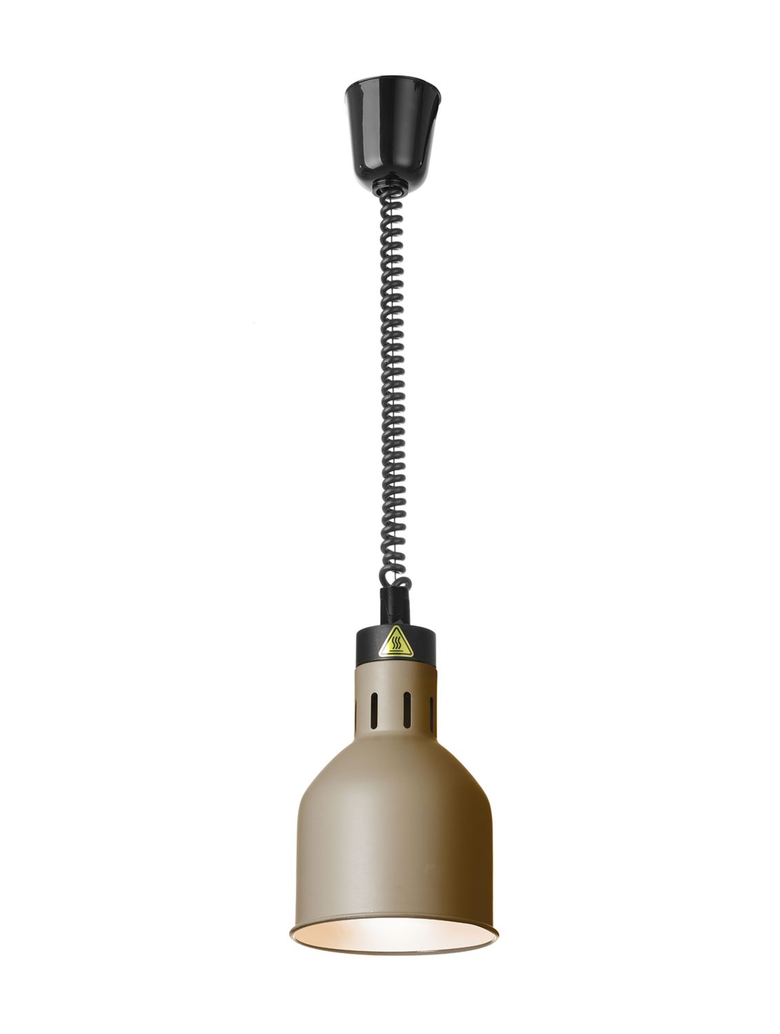 Lampa na ohrev jedál – závesná, valcová, HENDI, Béžová, 230V/250W, ⌀175x(H)250mm