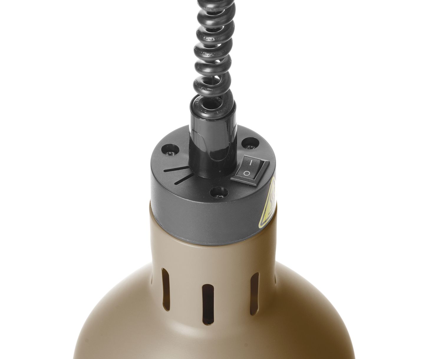 Lampa na ohrev jedál – závesná, valcová, HENDI, Béžová, 230V/250W, ⌀175x(H)250mm