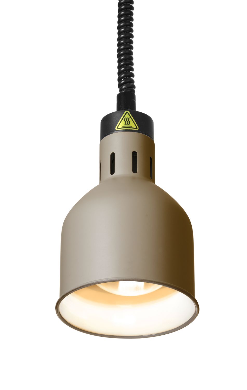Lampa na ohrev jedál – závesná, valcová, HENDI, Béžová, 230V/250W, ⌀175x(H)250mm