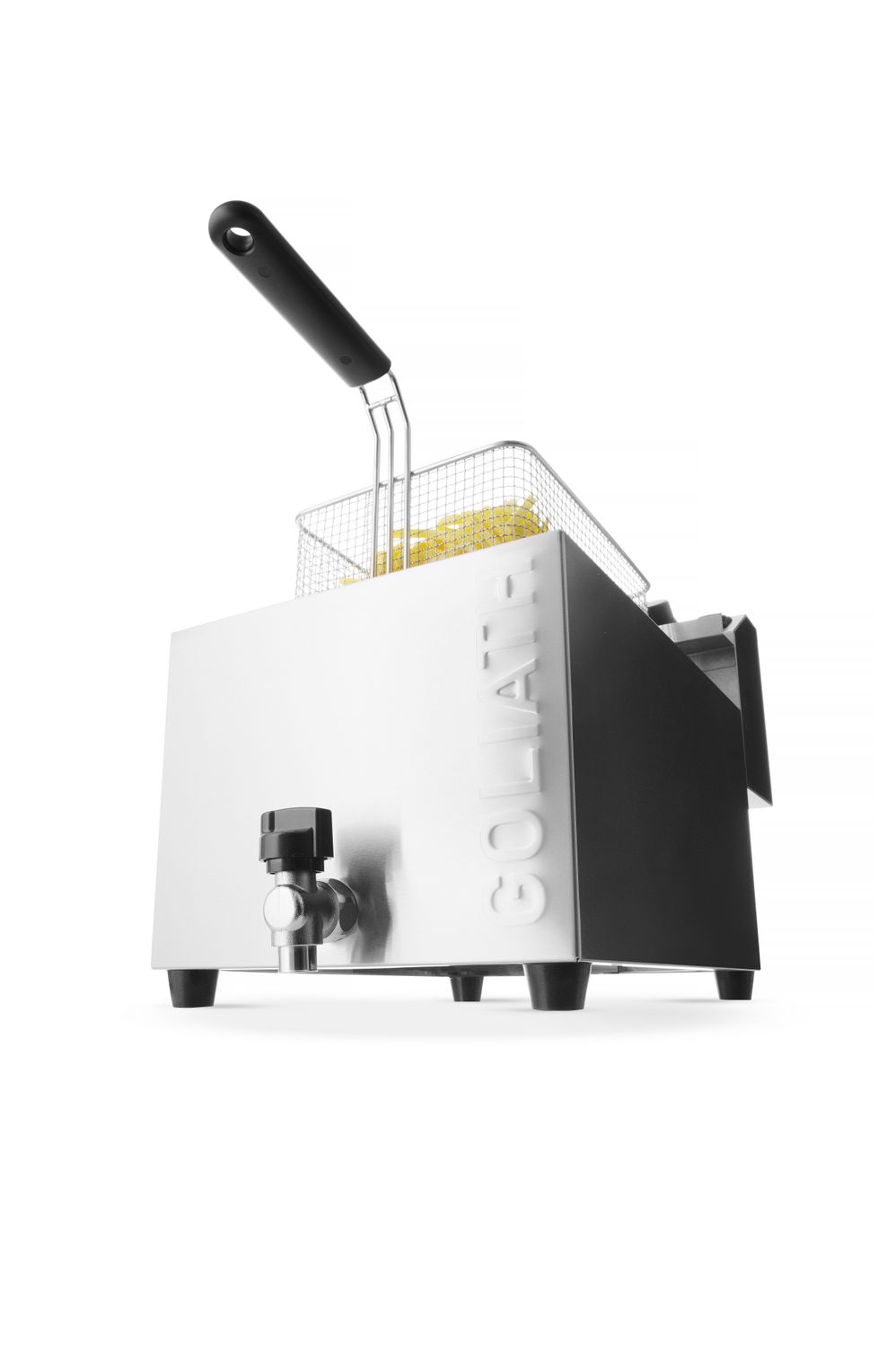 Fritéza XL s vypúšťacím kohútikom HENDI GOLIATH, HENDI, 10L, 400V/10200W, 300x585x(H)392mm