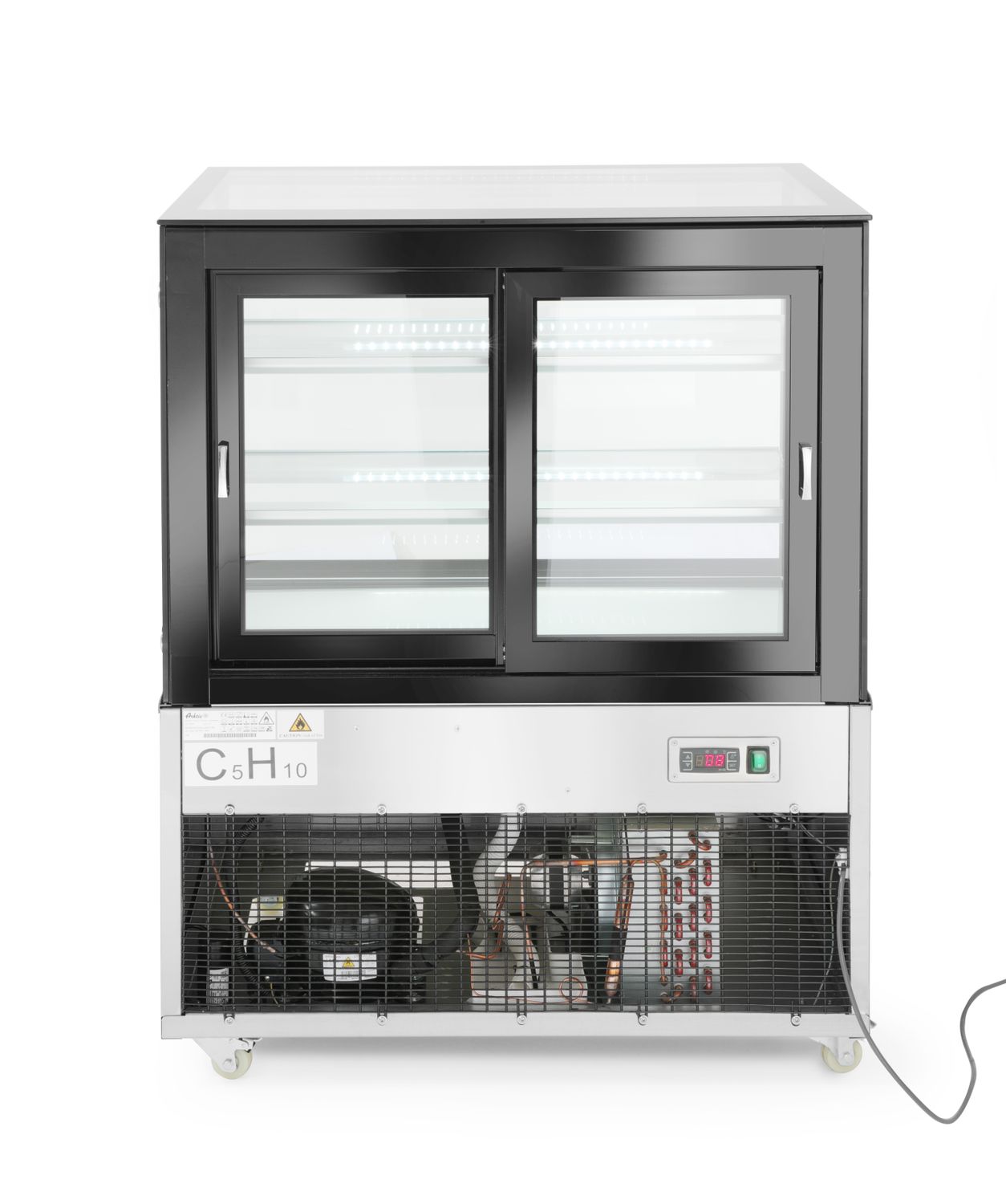 2-policová chladiaca vitrína, Arktic, 300L, 230V/480W, 994x677x(H)1230mm