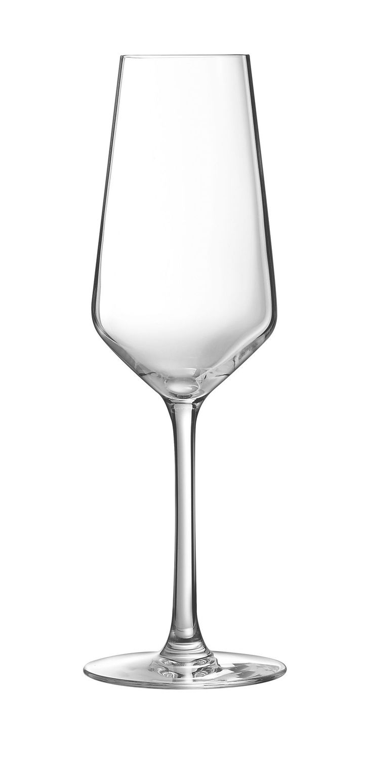Pohár Vina Juliette na šampanské, Arcoroc, 230 ml, 0,23 l, Priehľadná, sada 6 ks, Ø72 × 218 mm | N5082