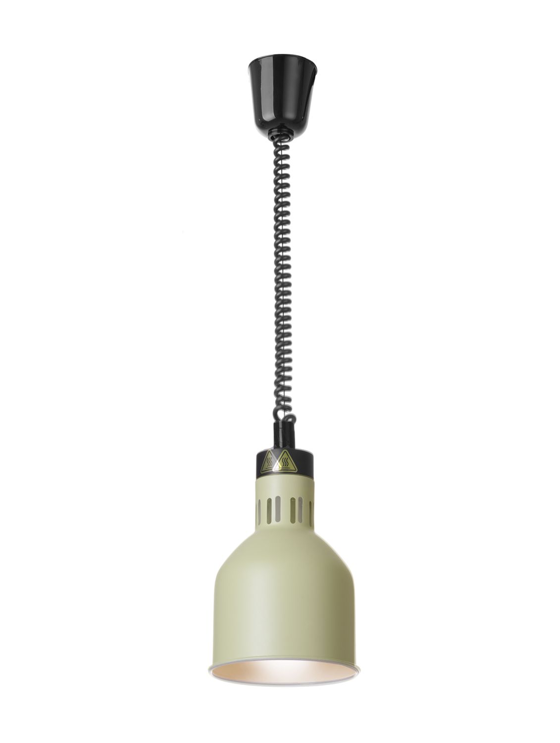 Lampa na ohrev jedál – závesná, valcová, HENDI, Zelená, 230V/250W, ⌀175x(H)250mm