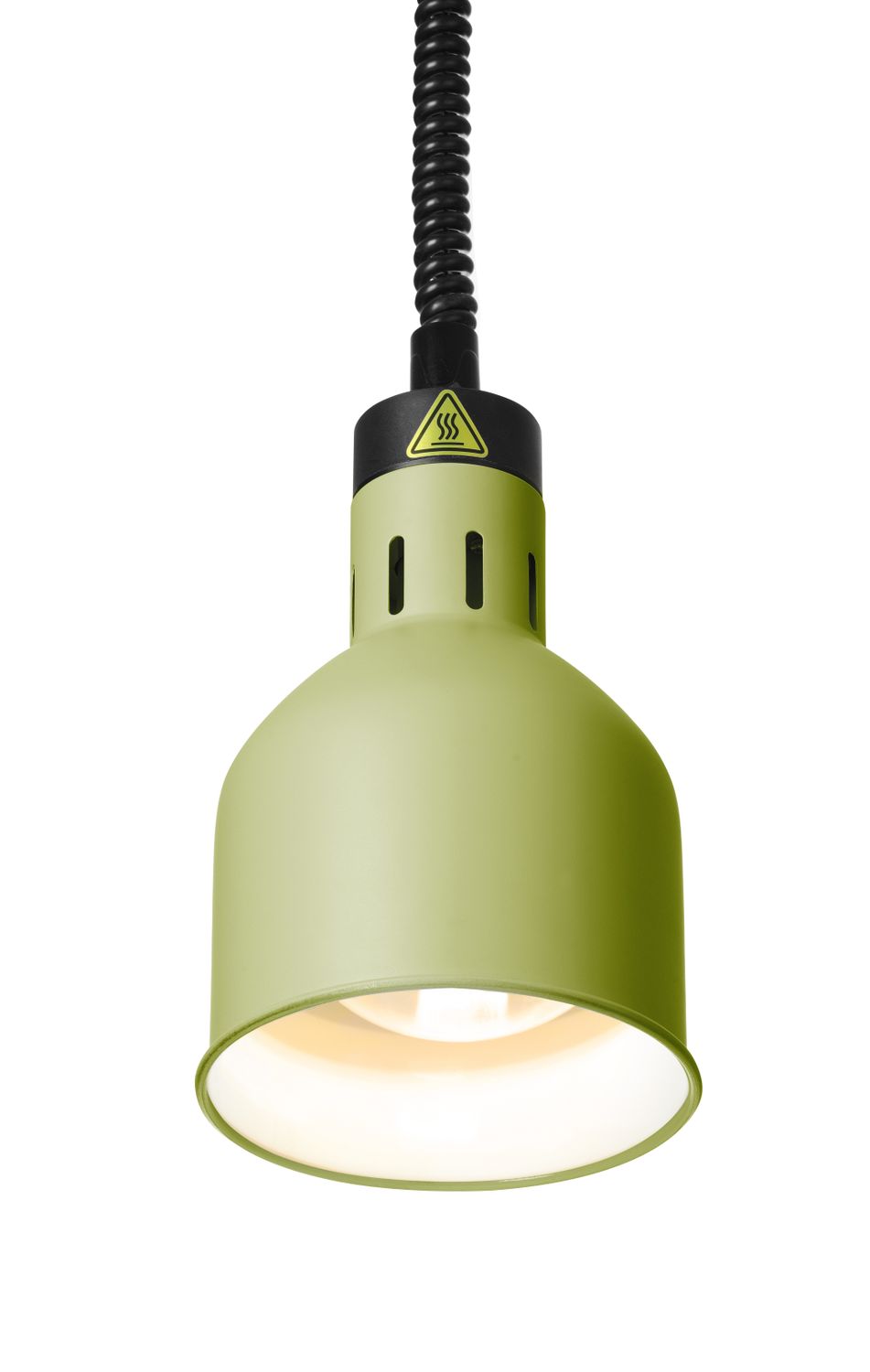 Lampa na ohrev jedál – závesná, valcová, HENDI, Zelená, 230V/250W, ⌀175x(H)250mm