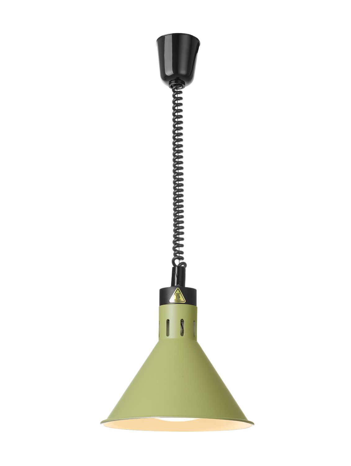 Kuželová infra lampa, HENDI, Zelená, 230V/250W, ⌀275x(H)250mm