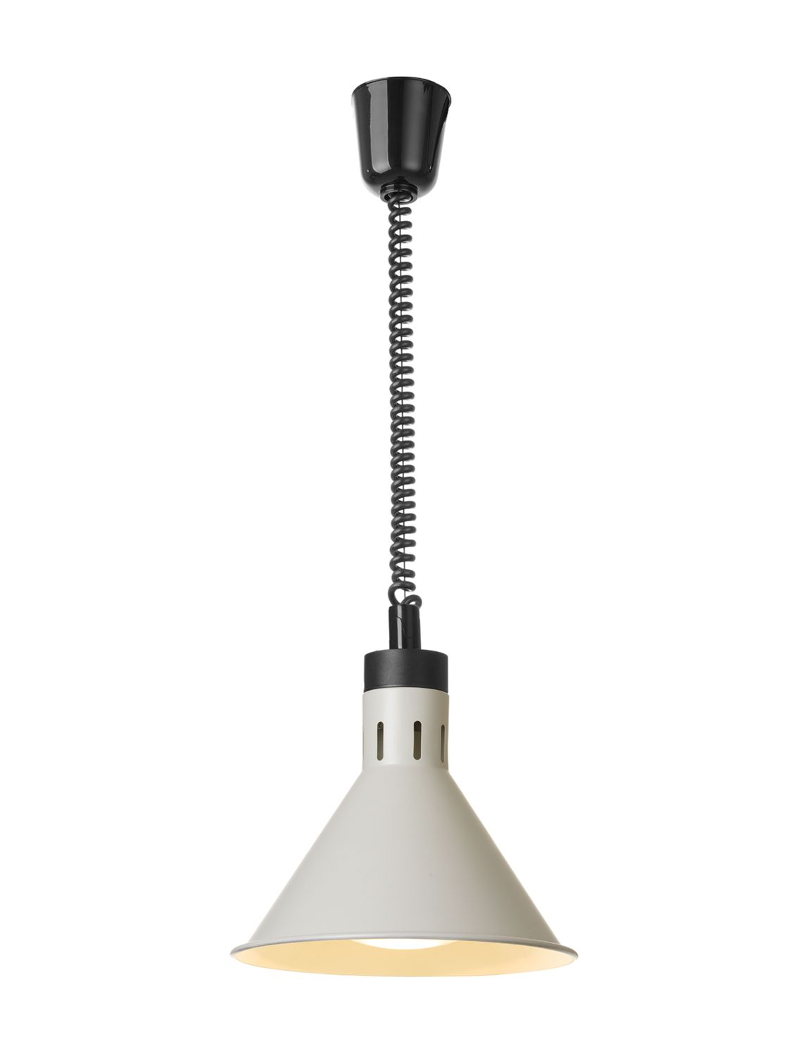 Kuželová infra lampa, HENDI, Biela, 230V/250W, ⌀275x(H)250mm