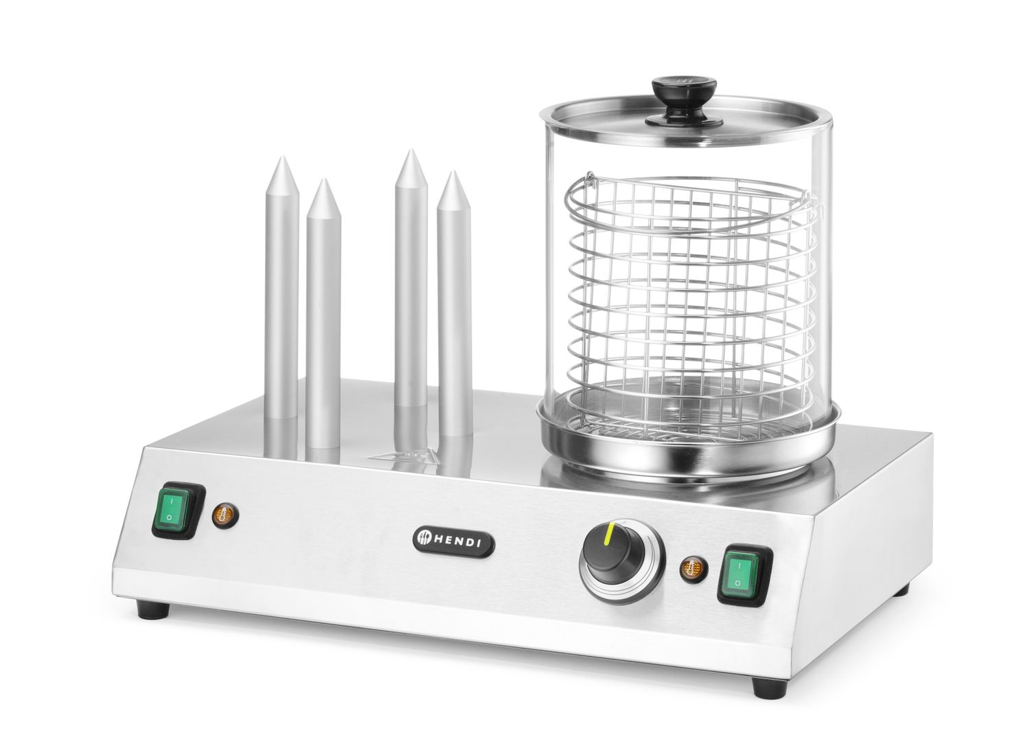 Ohrievač klobás a žemlí pre psa, HENDI, 220-240V/550W, 500x310x(H)395mm
