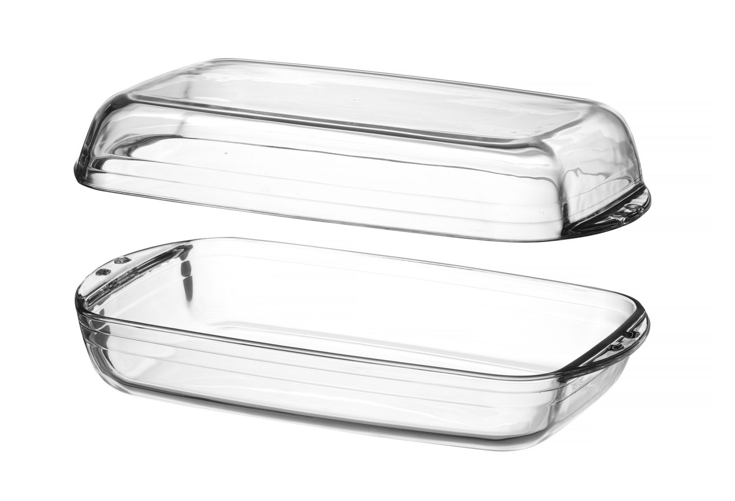 Dvojdielny sklenený pekáč OVENCHEF, Duralex, Priehľadná, 355 × 220 × 110 mm | 9150AS02A1111