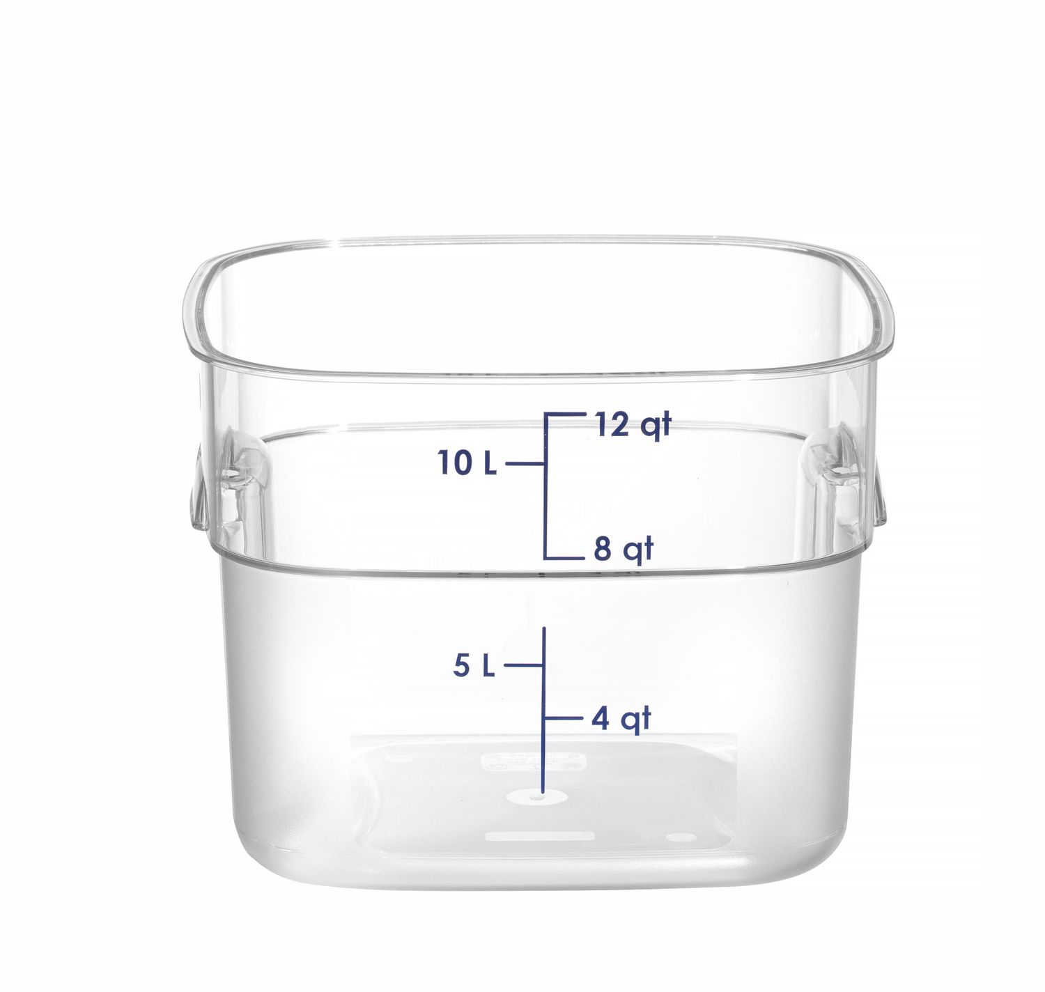 Nádoba na potraviny CamSquares Fresh Pro, Cambro, 11,4 l, Priehľadná, 289 × 289 × 216 mm | 12SFSPROCW135