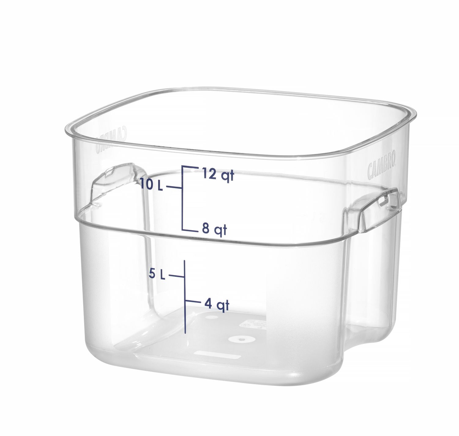 Nádoba na potraviny CamSquares Fresh Pro, Cambro, 11,4 l, Priehľadná, 289 × 289 × 216 mm | 12SFSPROCW135