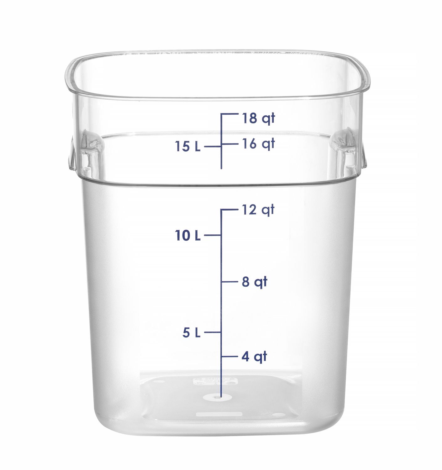 Nádoba na potraviny CamSquares Fresh Pro, Cambro, 17,2 l, Priehľadná, 289 × 289 × 327 mm | 18SFSPROCW135