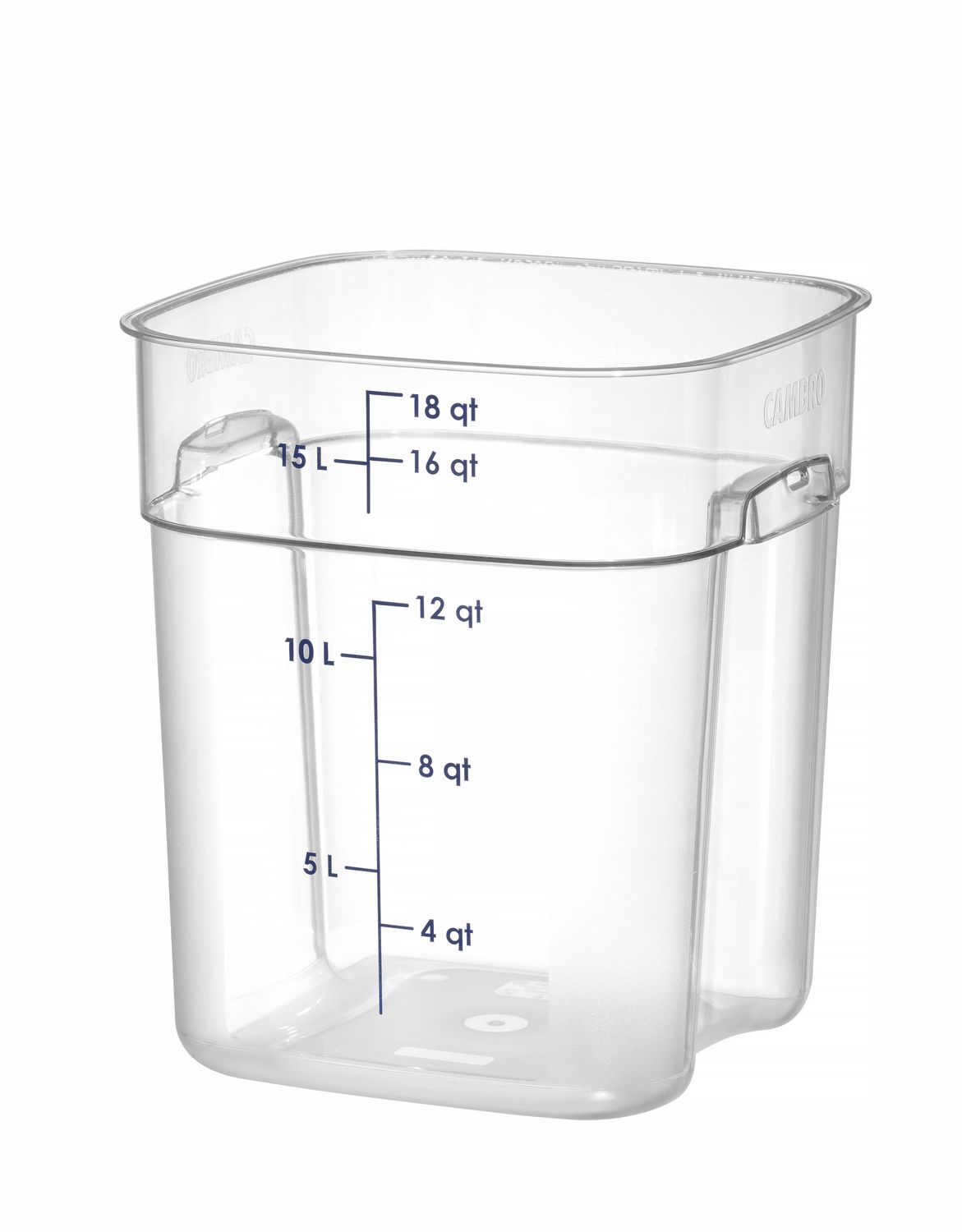 Nádoba na potraviny CamSquares Fresh Pro, Cambro, 17,2 l, Priehľadná, 289 × 289 × 327 mm | 18SFSPROCW135