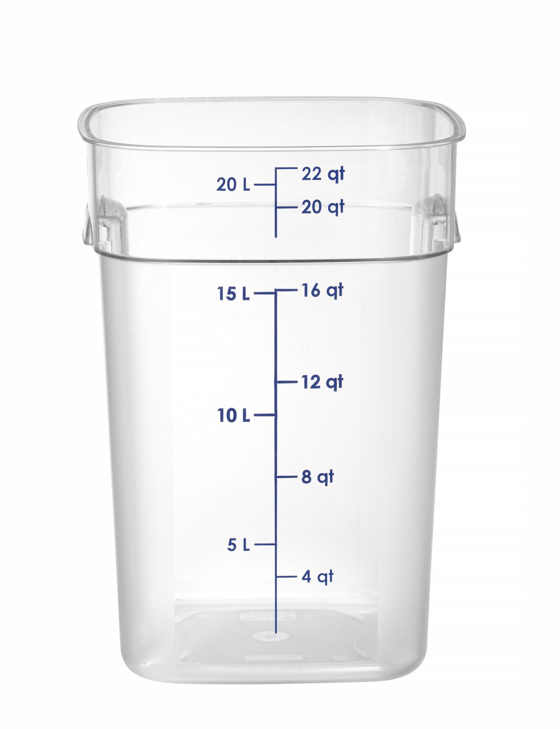 Nádoba na potraviny CamSquares Fresh Pro, Cambro, Camsquare, 20,8 l, Priehľadná, 289 × 289 × 401 mm | 22SFSPROCW135