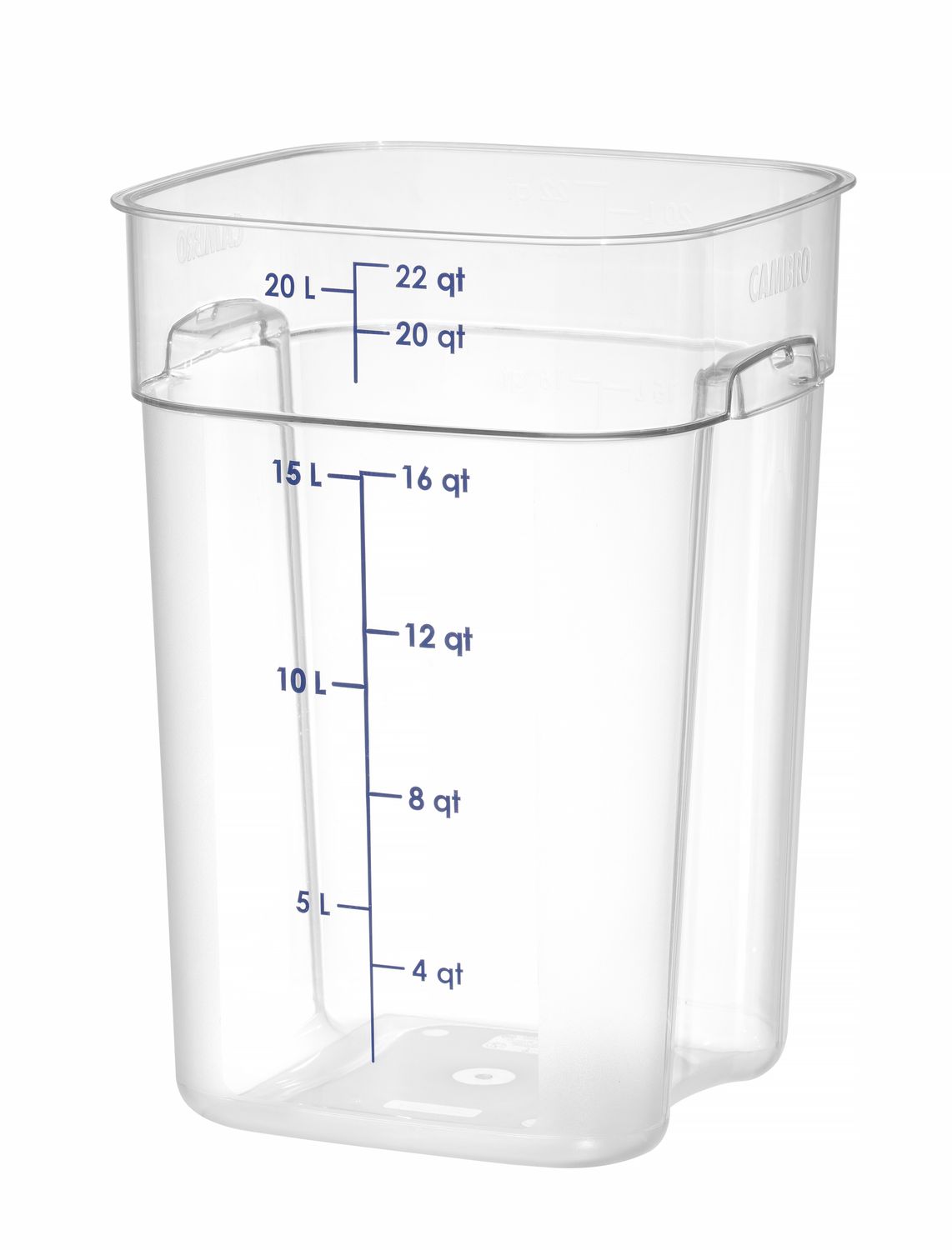 Nádoba na potraviny CamSquares Fresh Pro, Cambro, Camsquare, 20,8 l, Priehľadná, 289 × 289 × 401 mm | 22SFSPROCW135