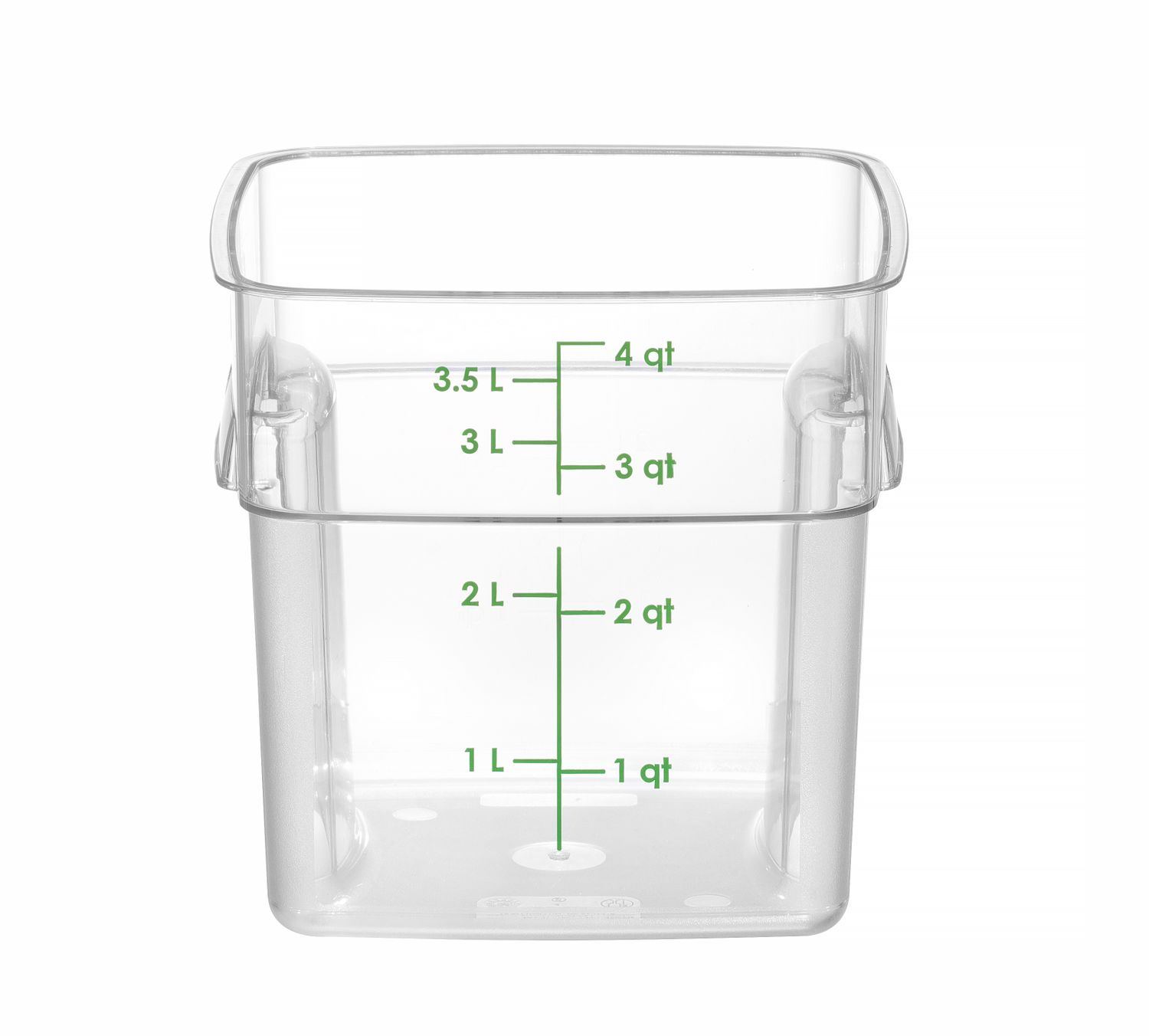Nádoba na potraviny CamSquares Fresh Pro, Cambro, 3,8 l, Priehľadná, 191 × 191 × 183 mm | 4SFSPROCW135