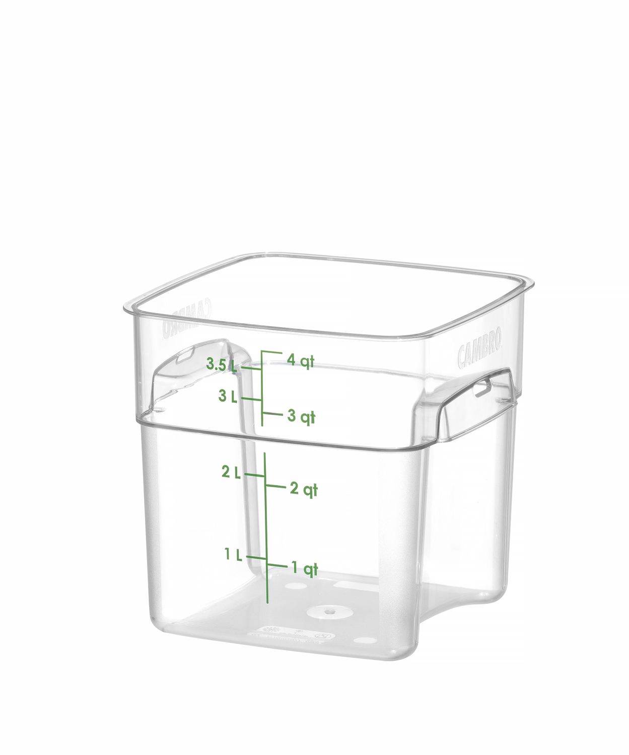 Nádoba na potraviny CamSquares Fresh Pro, Cambro, 3,8 l, Priehľadná, 191 × 191 × 183 mm | 4SFSPROCW135