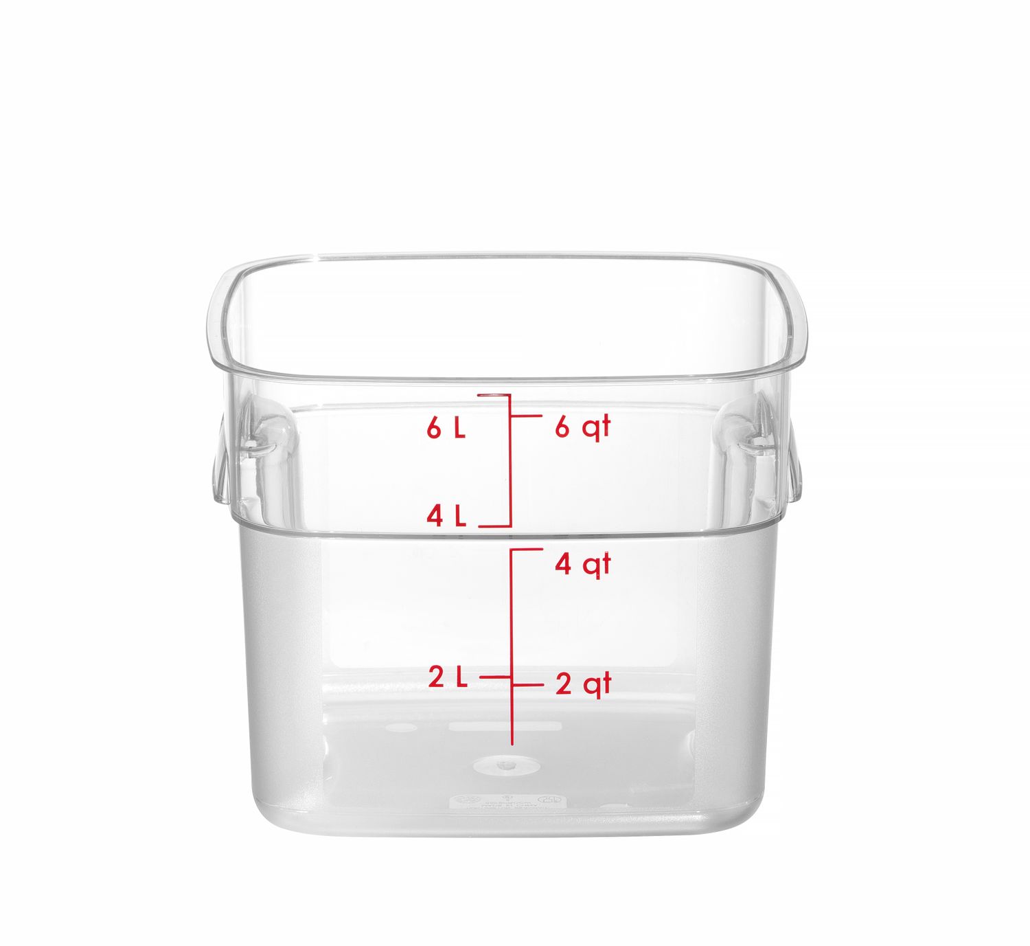Nádoba na potraviny CamSquares Fresh Pro, Cambro, 5,7 l, Priehľadná, 229 × 229 × 180 mm | 6SFSPROCW135