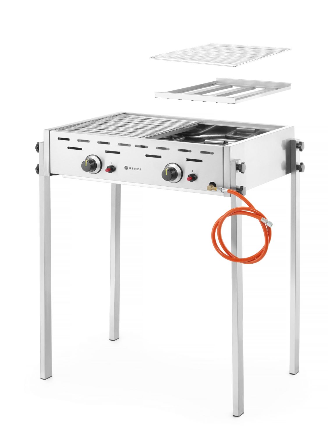 Plynový gril Roast-Master Pro, HENDI, 11,6kW, 790x560x(H)900mm
