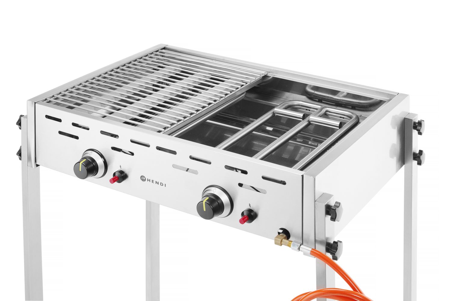 Plynový gril Roast-Master Pro, HENDI, 11,6kW, 790x560x(H)900mm