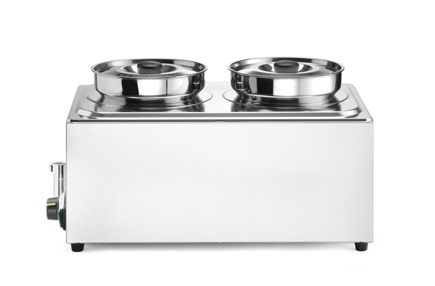 Sada: Bain-marie HENDI Ranger + 2x 4L nádoba s vekom, HENDI, 8L, 220-240V/1000W, 604x332x(H)315mm